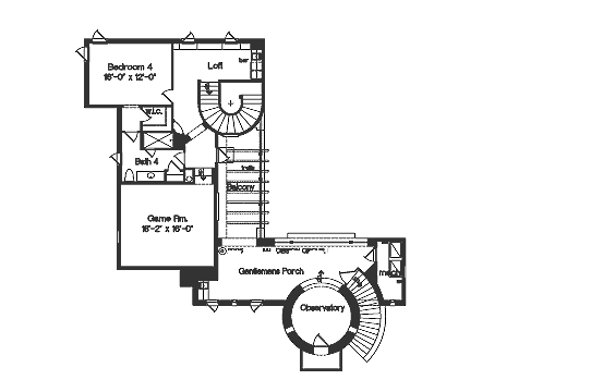 upper floor house blueprint