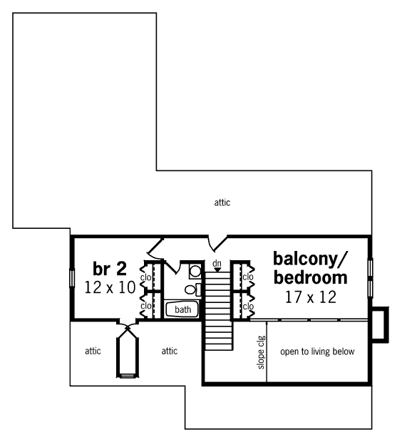 upper floor house blueprint