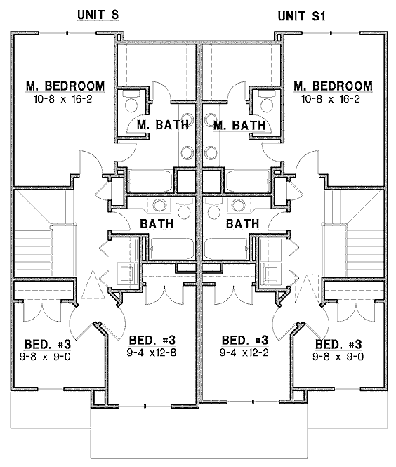 upper floor house blueprint