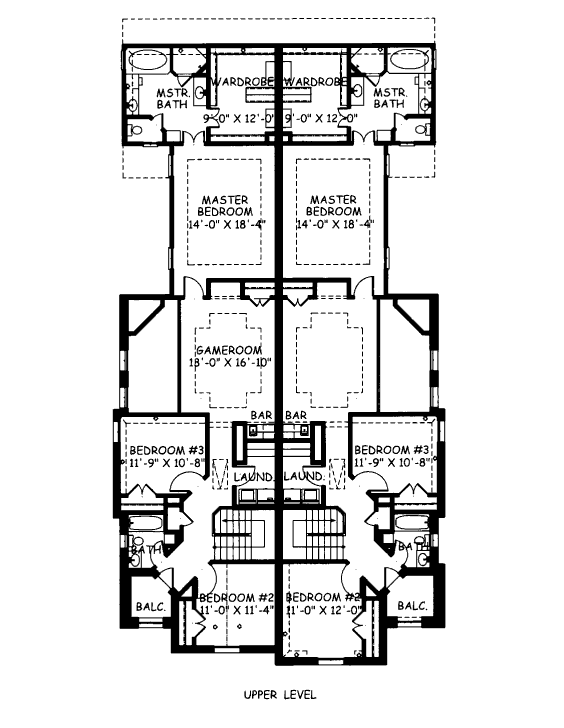 upper floor house blueprint