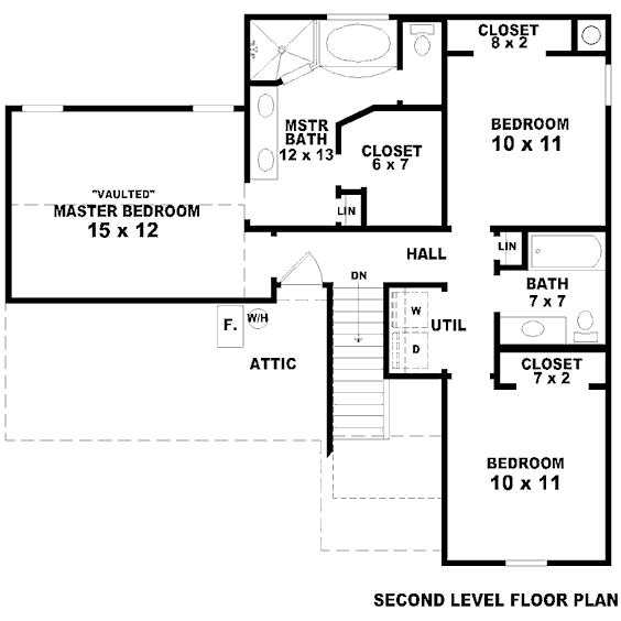 upper floor house blueprint