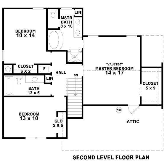 upper floor house blueprint