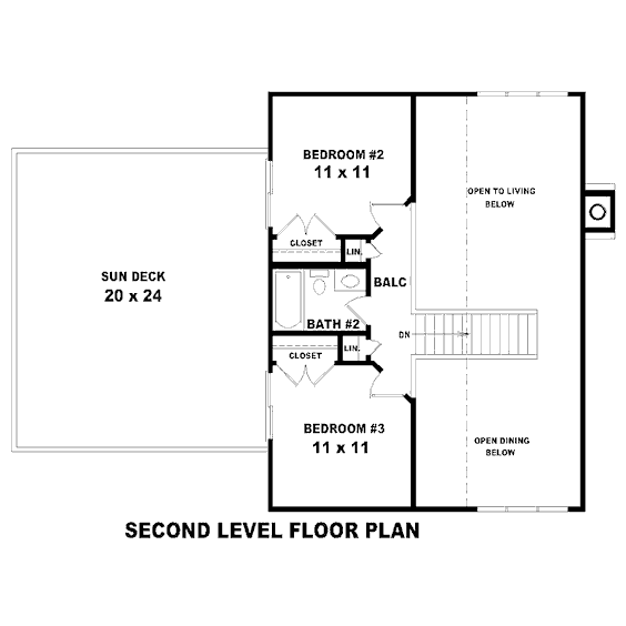 upper floor house blueprint