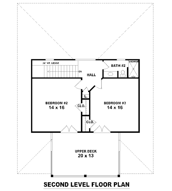 upper floor house blueprint