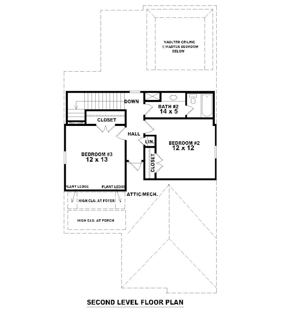 upper floor house blueprint