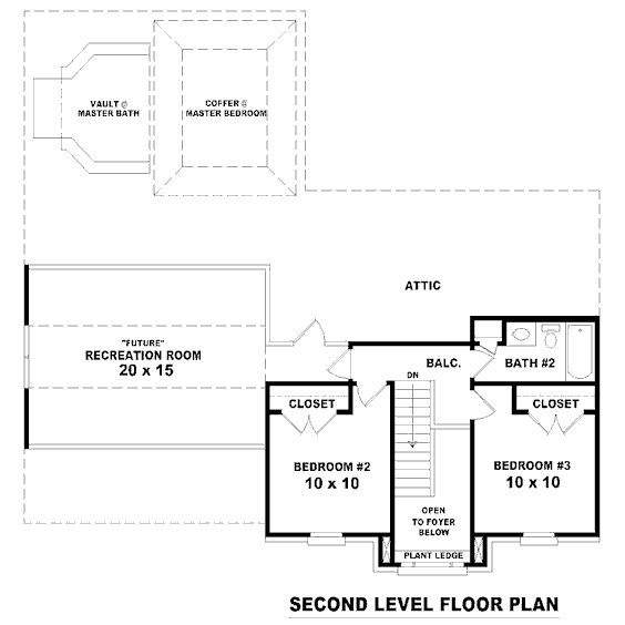 upper floor house blueprint