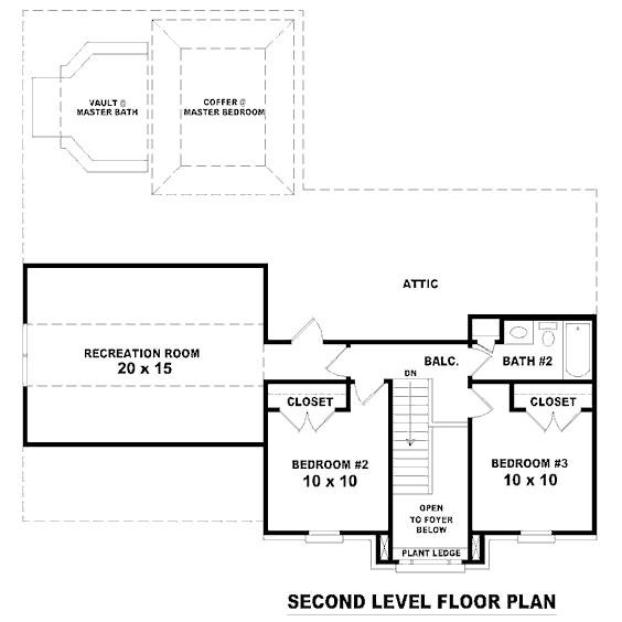 upper floor house blueprint