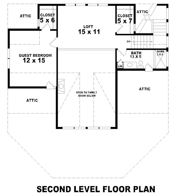 upper floor house blueprint