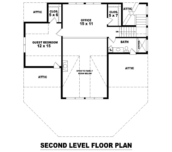 upper floor house blueprint