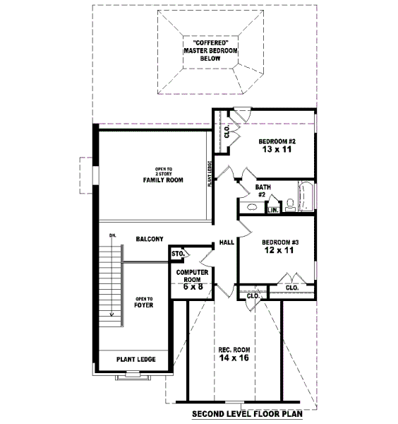 upper floor house blueprint