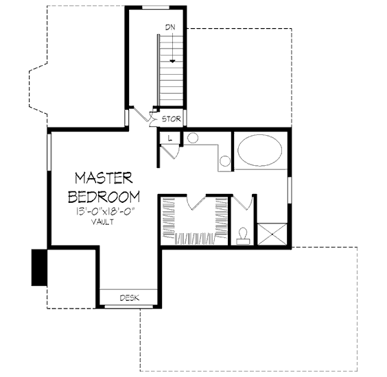 upper floor house blueprint