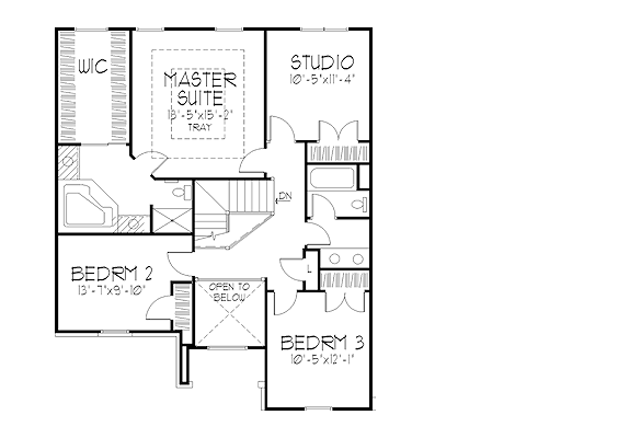 upper floor house blueprint