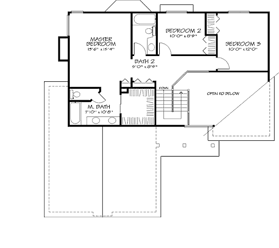 upper floor house blueprint