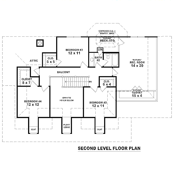 upper floor house blueprint