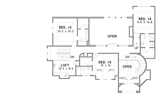 upper floor house blueprint