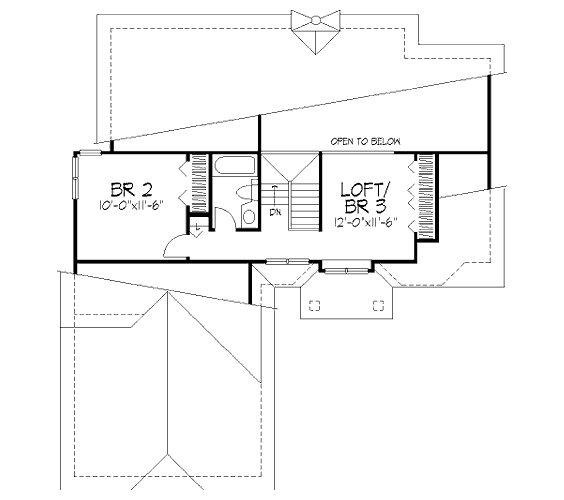 upper floor house blueprint