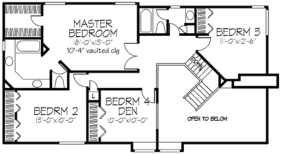 upper floor house blueprint
