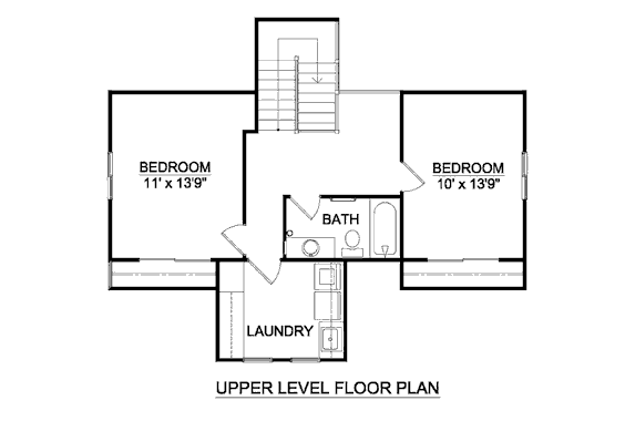 upper floor house blueprint