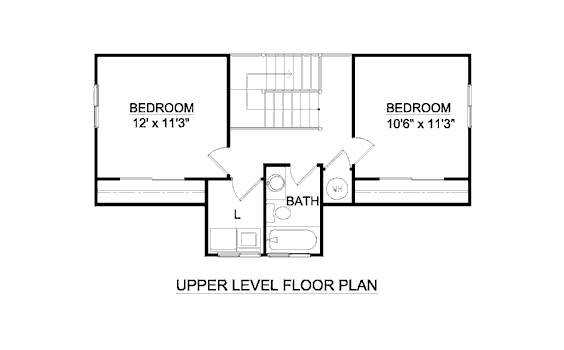 upper floor house blueprint