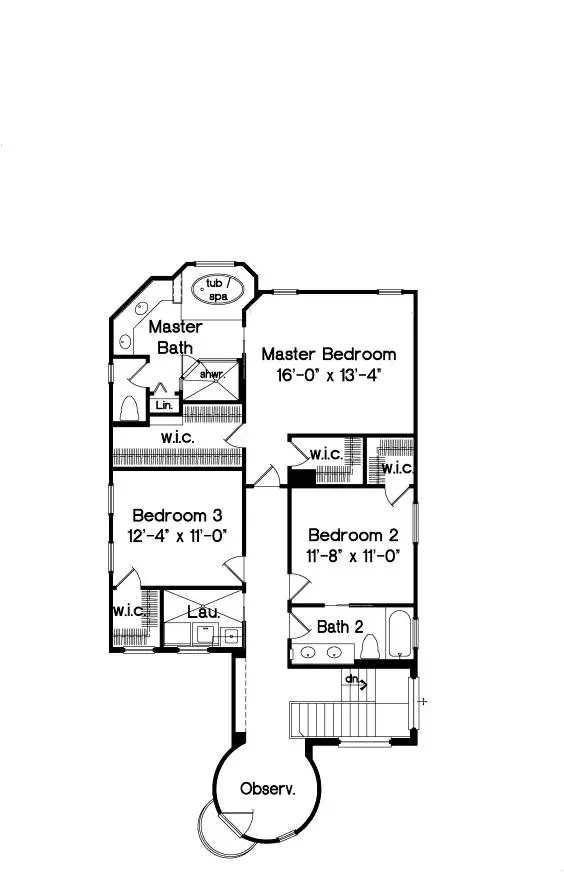 upper floor house blueprint