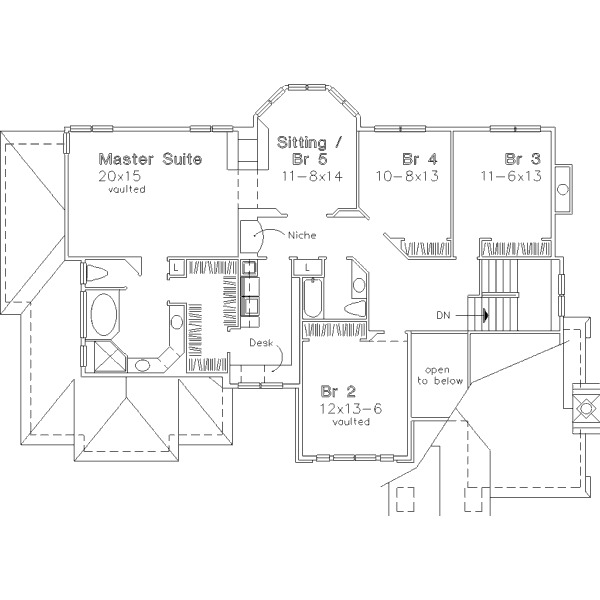 House 31767 Blueprint details, floor plans