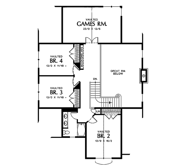 upper floor house blueprint