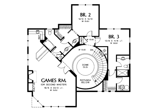 upper floor house blueprint