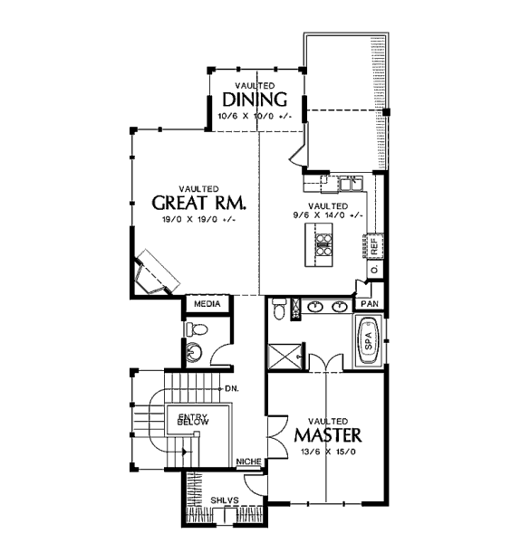 upper floor house blueprint