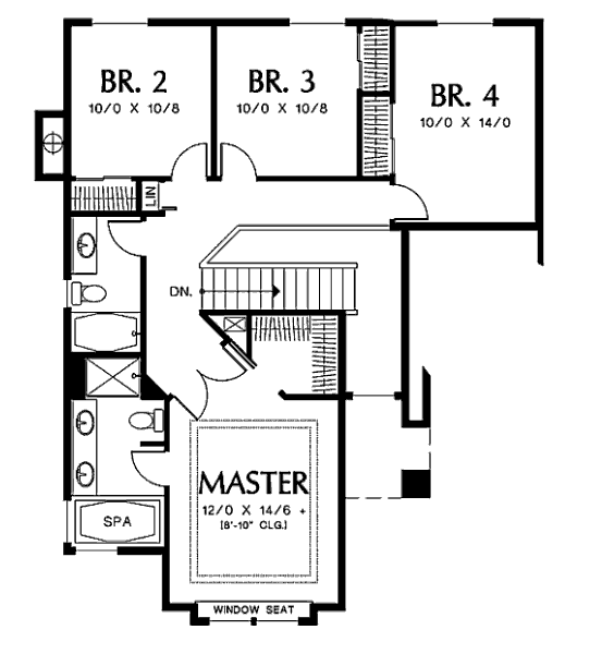 upper floor house blueprint