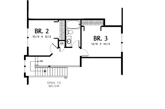 upper floor house blueprint