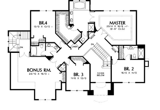 House 31888 Blueprint details, floor plans