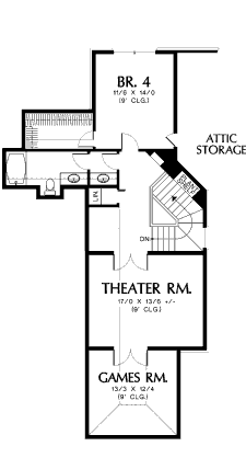 upper floor house blueprint