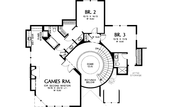 upper floor house blueprint