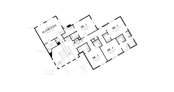 upper floor house blueprint