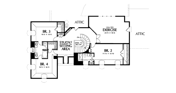 upper floor house blueprint