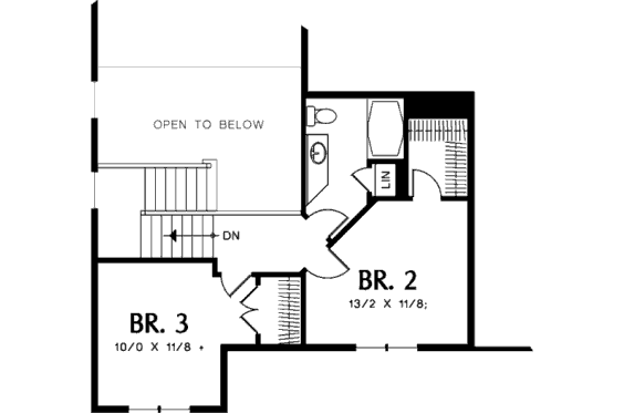 upper floor house blueprint