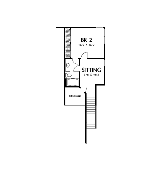 upper floor house blueprint