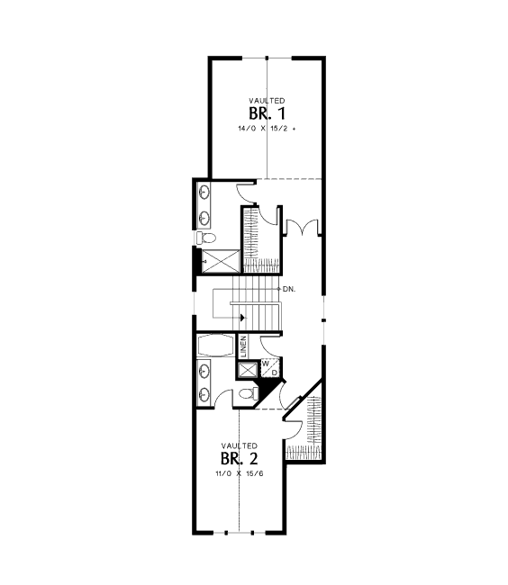 upper floor house blueprint