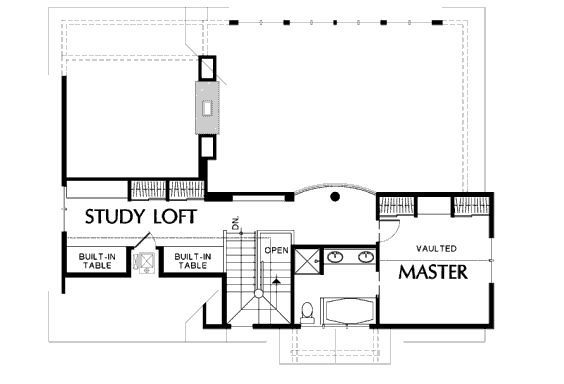 upper floor house blueprint