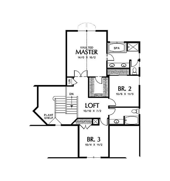 upper floor house blueprint