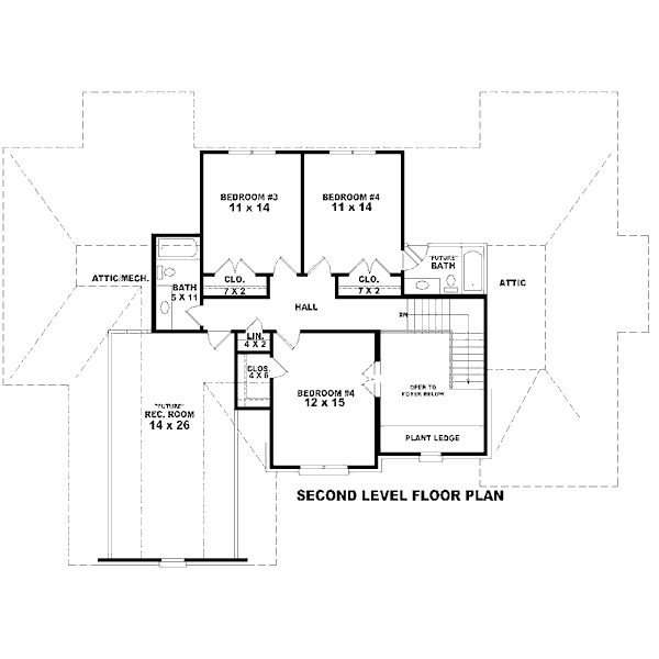 upper floor house blueprint
