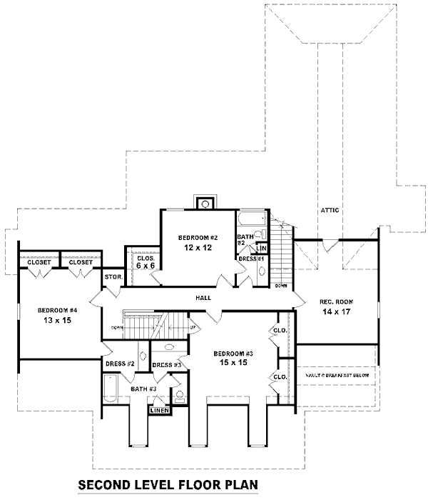 upper floor house blueprint