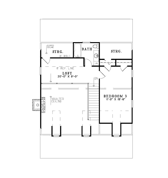 upper floor house blueprint