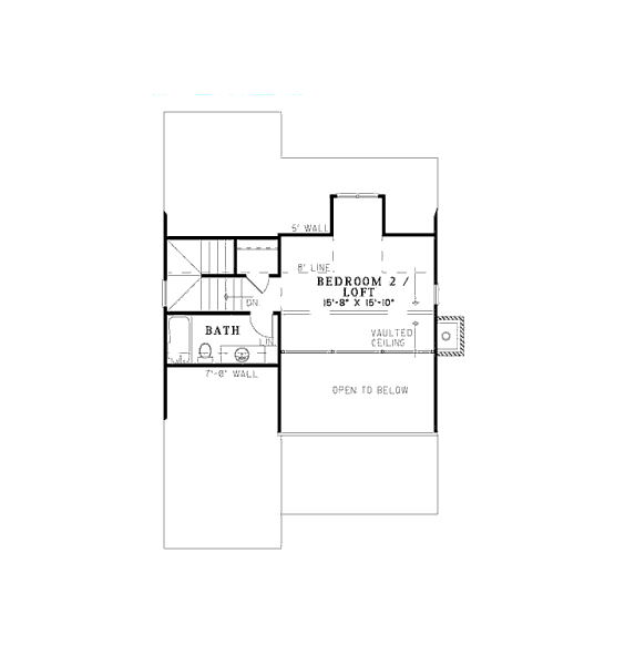 upper floor house blueprint