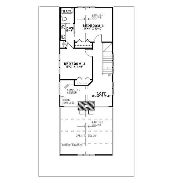 upper floor house blueprint