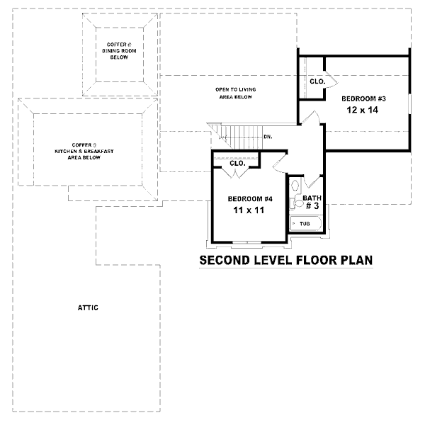 upper floor house blueprint