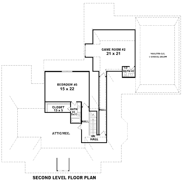 upper floor house blueprint