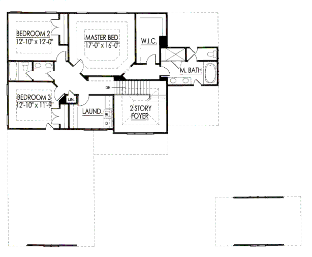 upper floor house blueprint