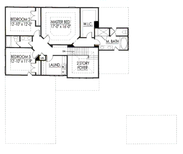 upper floor house blueprint