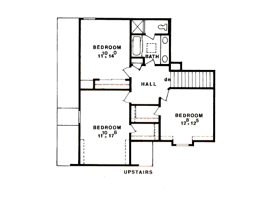 upper floor house blueprint